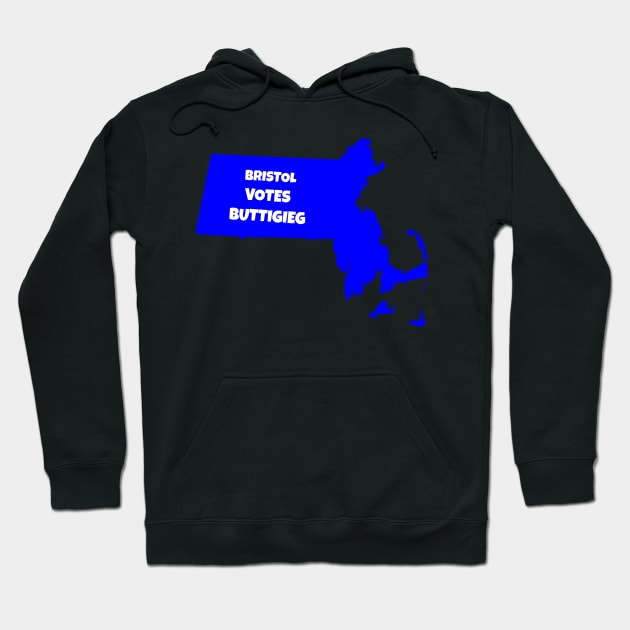 Massachusetts Bristol votes Buttigieg Hoodie by Vine Time T shirts
